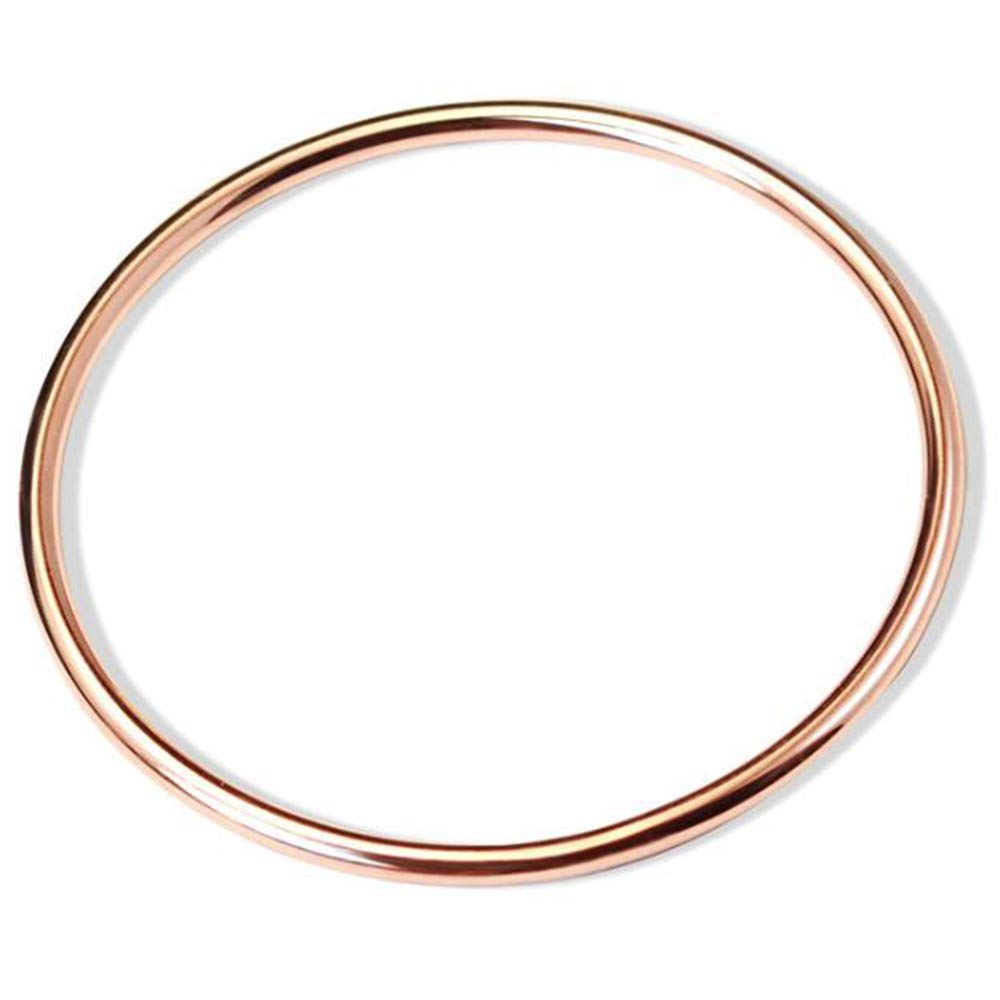 Jude Jewelers Stainless Steel Classic Simple Polished Round Bangle Bracelet for Women - Perfect for Everyday Wear, Office & Special Occasions