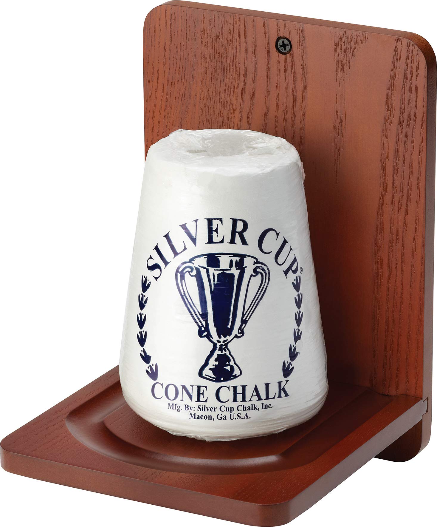 Premium Wall Mounted Wooden Chalk Holder for Pool & Billiards - Mahogany Finish | Durable & Stylish Accessory for Game Rooms, Bars & Man Caves
