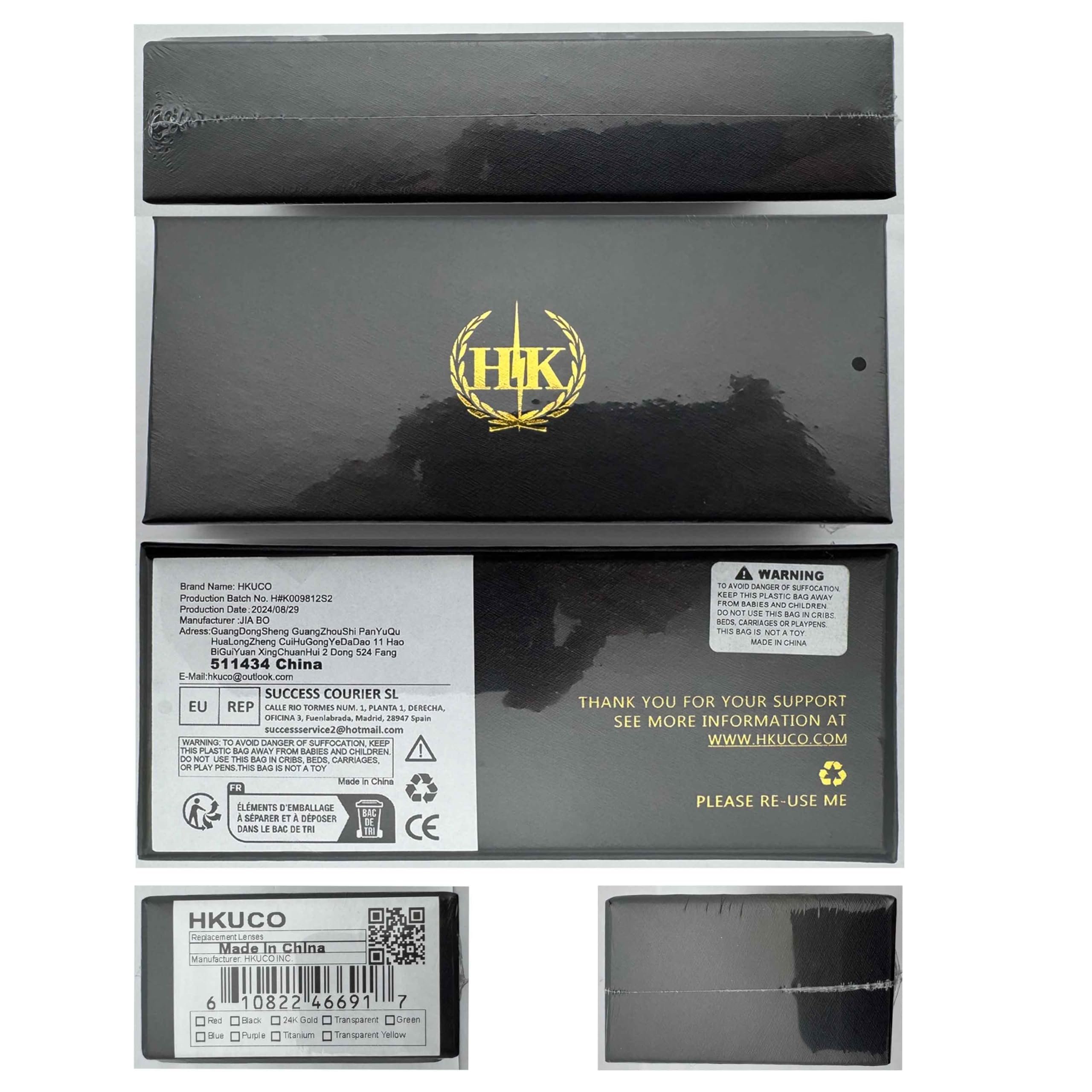 HKUCO Replacement Lenses for Oakley Triggerman Sunglasses - Polarized Lens for Men - UV Protection - Perfect for Outdoor Sports, Driving & Daily Wear