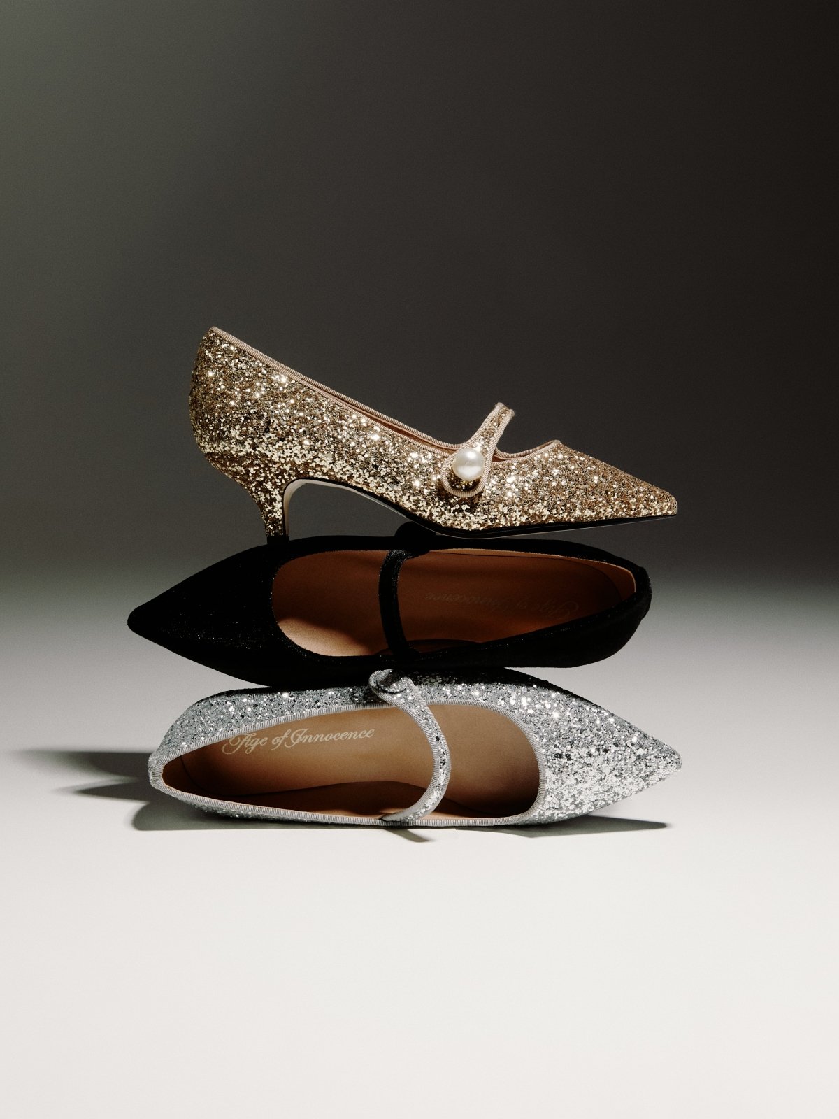 Yvonne Glitter Gold High Heels for Women - Elegant Party Shoes for Evening Events, Weddings & Special Occasions