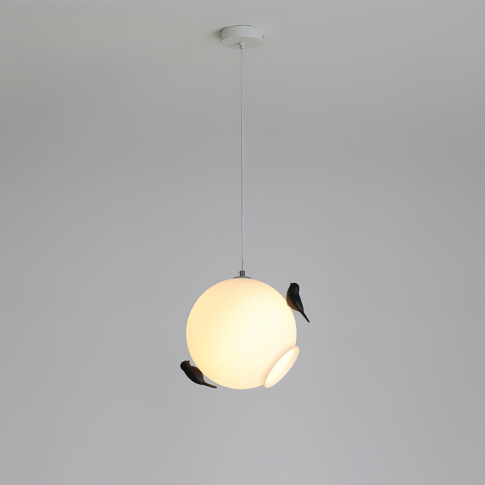Handmade Rattan Bird's Nest Pendant Light - Boho Chic Hanging Ceiling Lamp for Living Room, Bedroom & Dining Room Decor