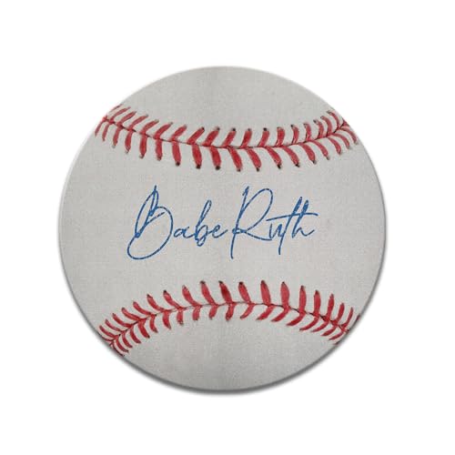 Customize Text - Round (Baseball Pattern)