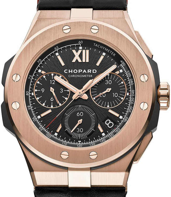Chopard Alpine Eagle XL Chrono Men's Luxury Watch - Rose Gold & Ceramized Titanium Case, Swiss Automatic Movement, Water Resistant - Perfect for Business Meetings, Formal Events & Luxury Gift Giving