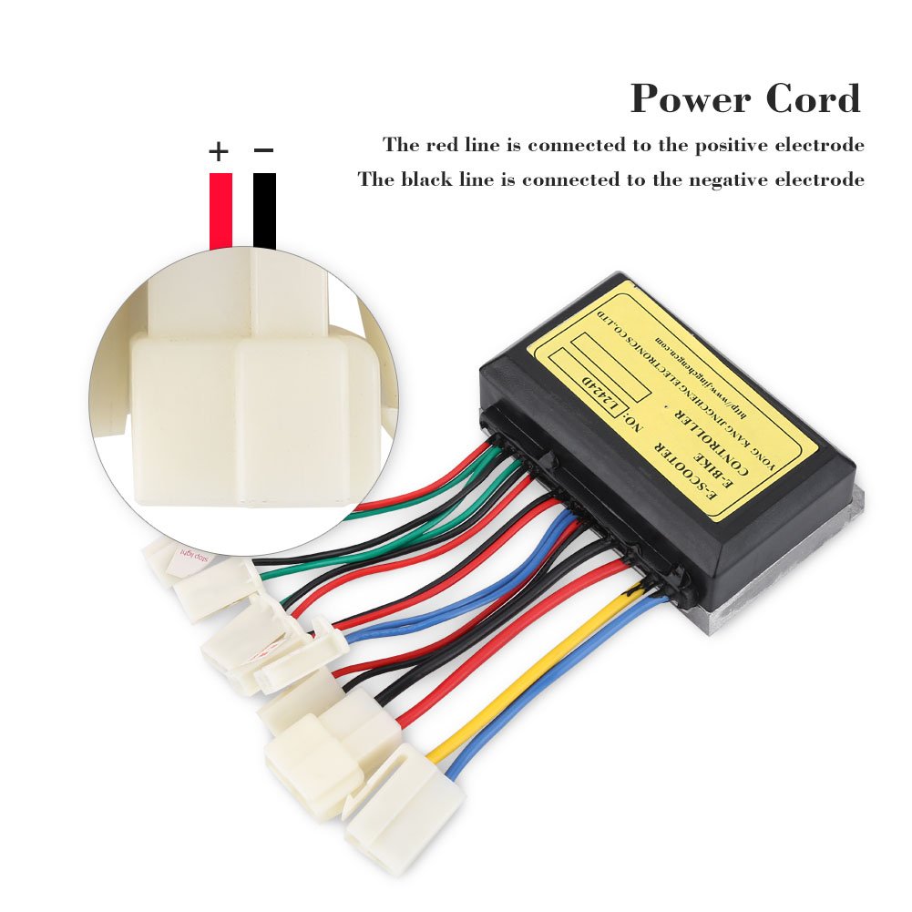 24V 250W Brushless Motor Speed Controller for E-Bikes, Electric Scooters & DIY Projects - Waterproof & Durable E-Bike Motor Controller for Smooth Speed Adjustment
