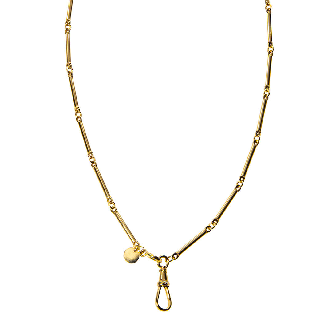 Lawson Dahl 18K Yellow Gold Plated Bondi Necklace for Women - Elegant Layered Choker Jewelry for Party, Wedding & Everyday Wear