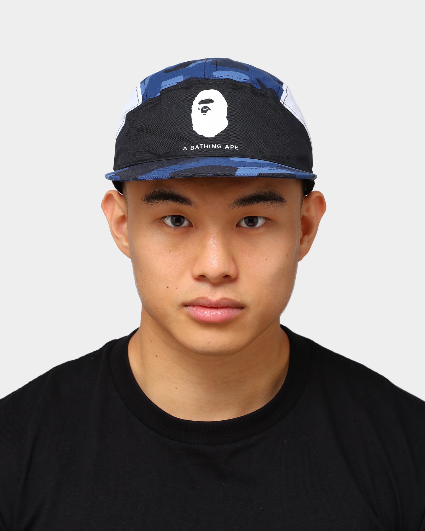 BAPE® Navy Blue Running Cap - Lightweight & Breathable for Jogging, Gym & Outdoor Sports | A Bathing Ape® Official Streetwear