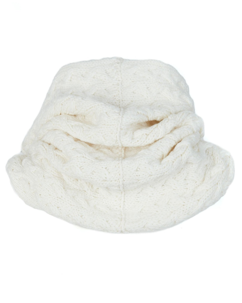 Aran Merino Wool Snood Scarf - Warm & Soft Winter Neck Warmer for Men & Women - Perfect for Skiing, Hiking & Outdoor Activities