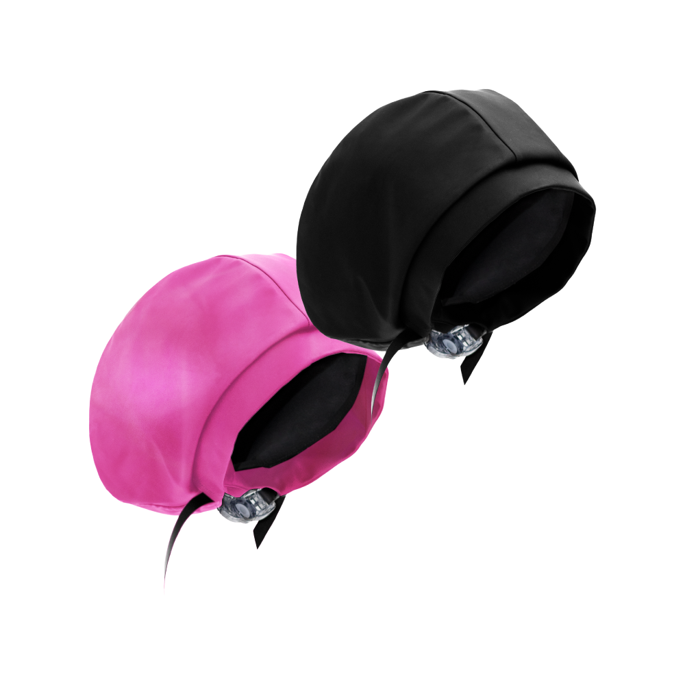 Hairbrella Satin Lined Waterproof Swim Cap - Adjustable Silicone Swimming Cap for Women & Men (2 Pack) - Perfect for Pool, Beach & Water Aerobics