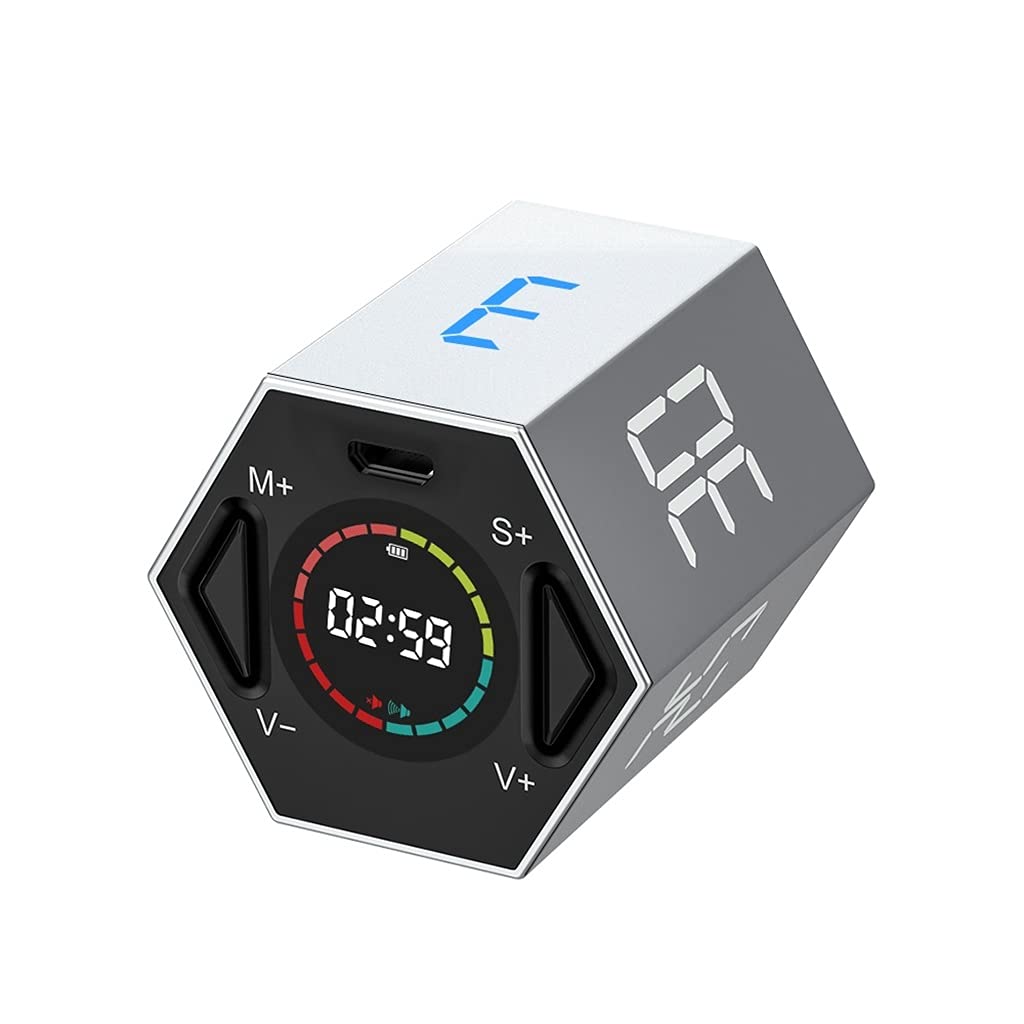 TJLSS Digital Kitchen Timer - Magnetic LED Countdown Stopwatch with 60-Minute Count Up for Cooking, Baking, Shower & Study | Perfect for Home, Office & Classroom Use
