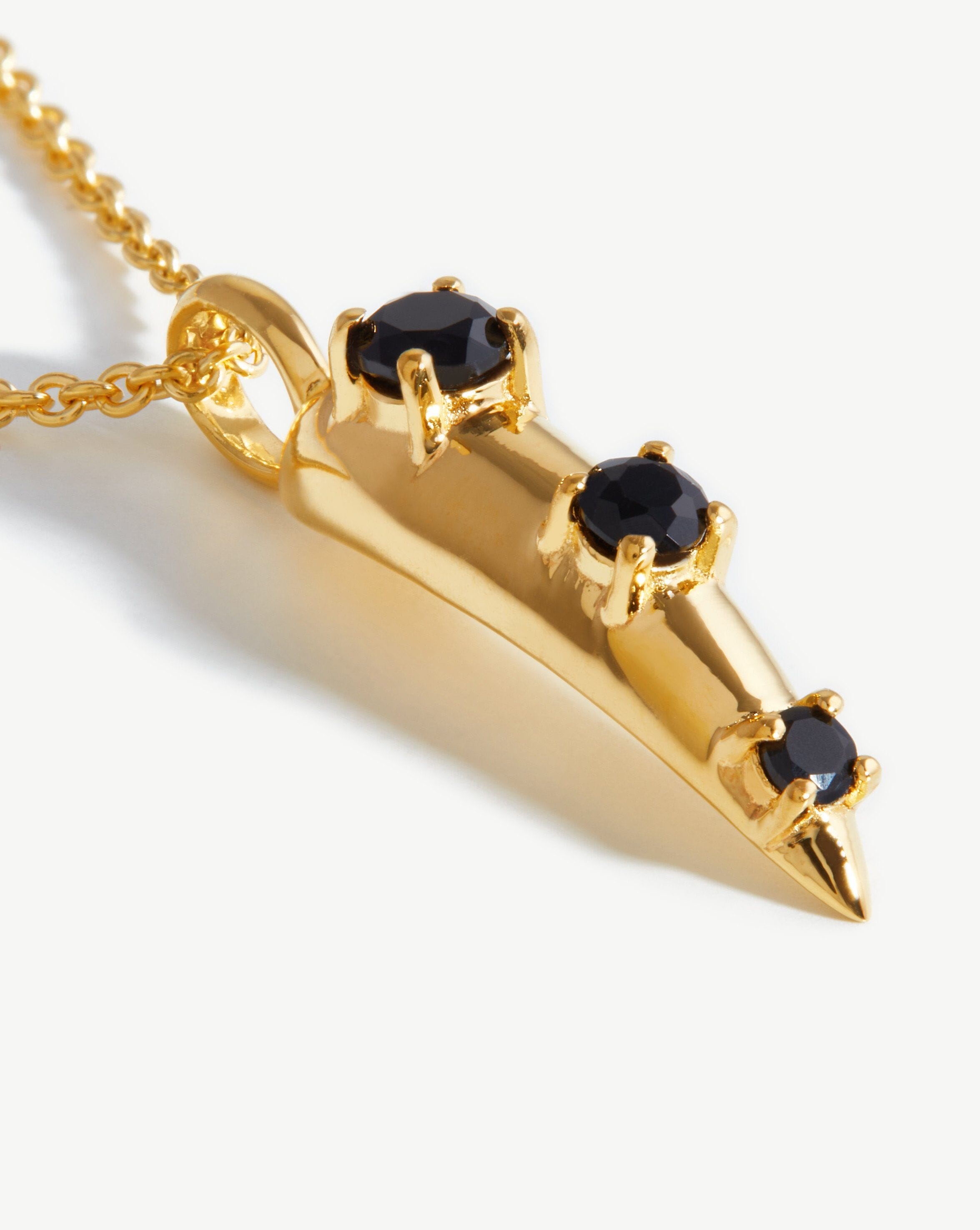 Claw Studded Pendant Necklace for Women - Gothic Punk Jewelry with Stainless Steel Chain - Perfect for Halloween, Concerts & Edgy Fashion