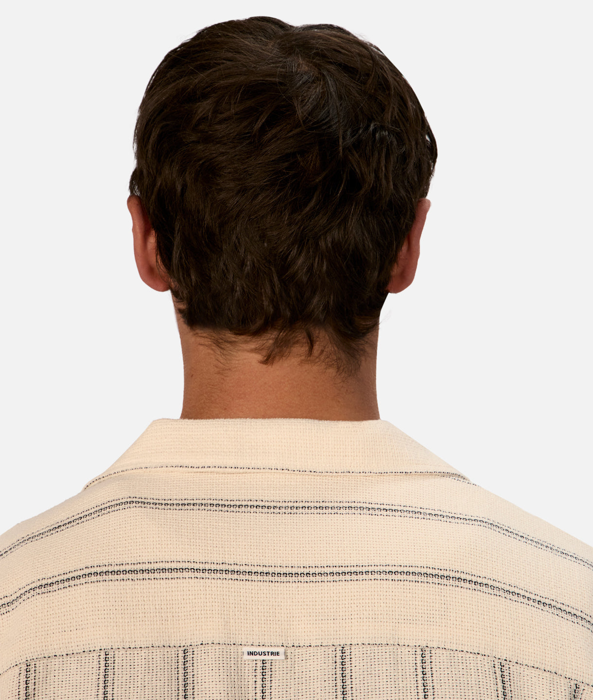 Calabria Short Sleeve Shirt for Men - Natural Navy Color | Casual Summer Wear & Beach Outfit