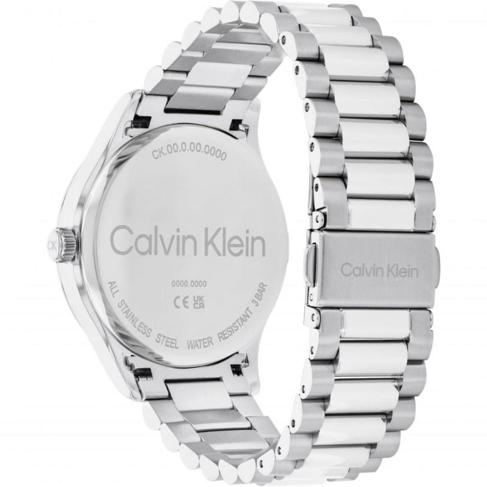 Calvin Klein Silver Dial Stainless Steel Unisex Watch 25200342 - Stylish & Durable for Everyday Wear, Office & Special Occasions