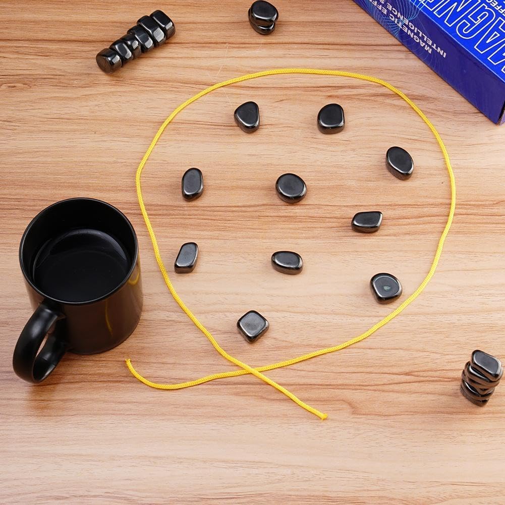 2024 New Magnetic Chess Game Set with Stones - Fun Tabletop Multiplayer Magnetic Chess Board Game for Kids & Adults - Perfect for Travel, Camping, and Family Game Nights
