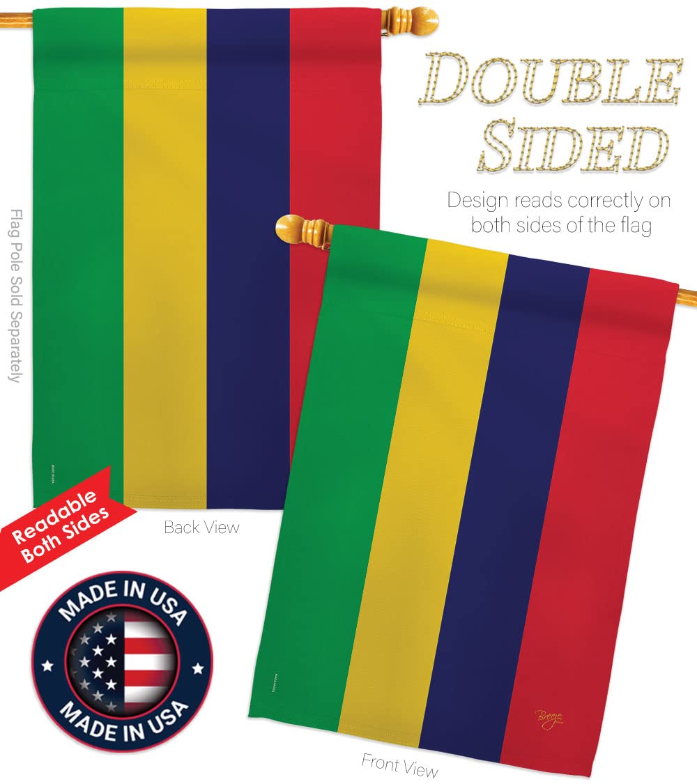 Mauritius National Flag Set 28