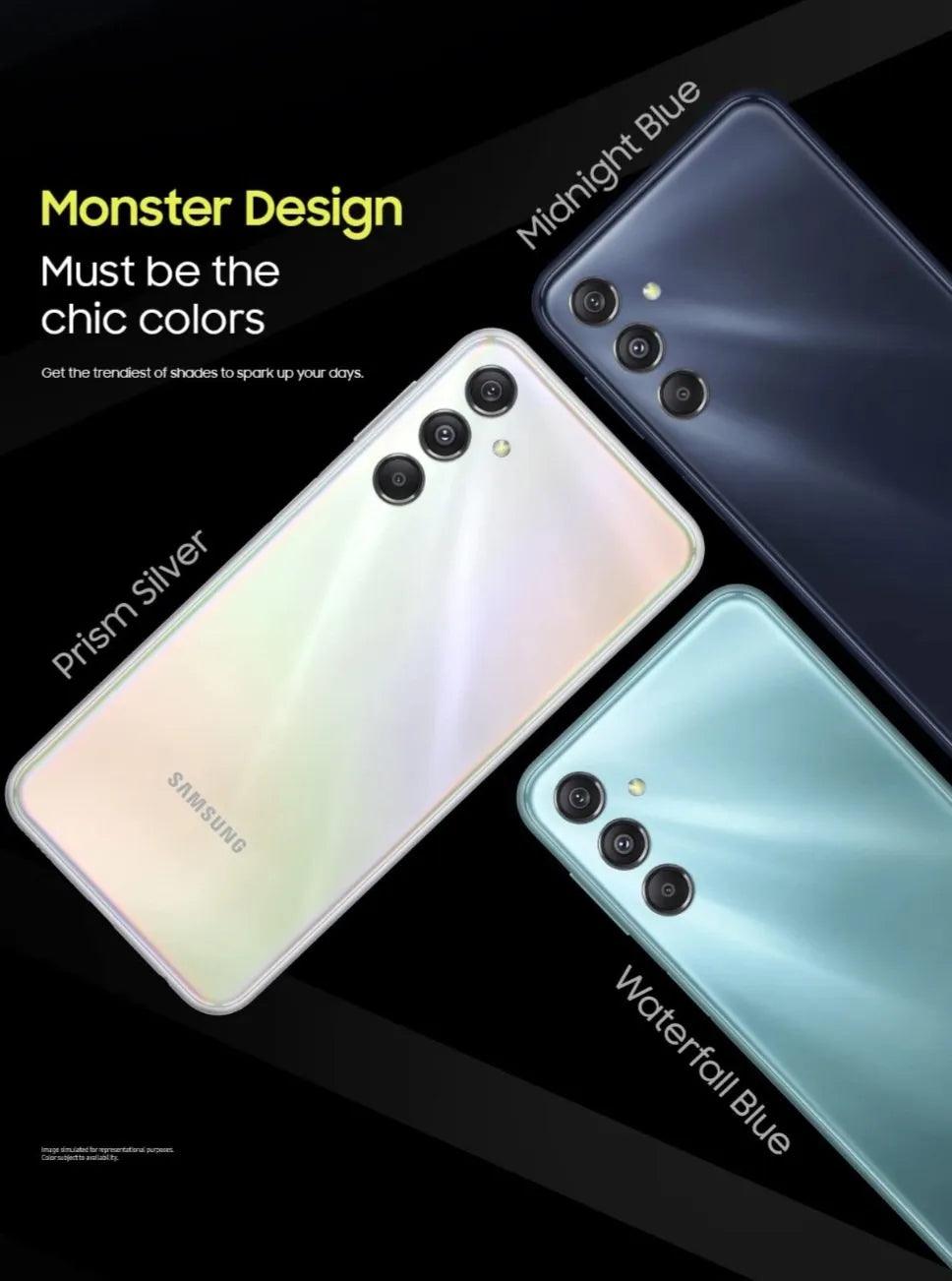 Samsung Galaxy M34 5G Smartphone (8GB RAM, 128GB Storage) - Long Battery Life, Super AMOLED Display | Perfect for Streaming, Gaming & Productivity