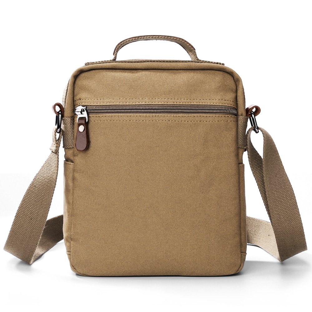 XINCADA Men's Messenger Bag - Durable Canvas Shoulder Bag for Work, Business & Travel - Stylish Crossbody Purse for Daily Commute & Office Use