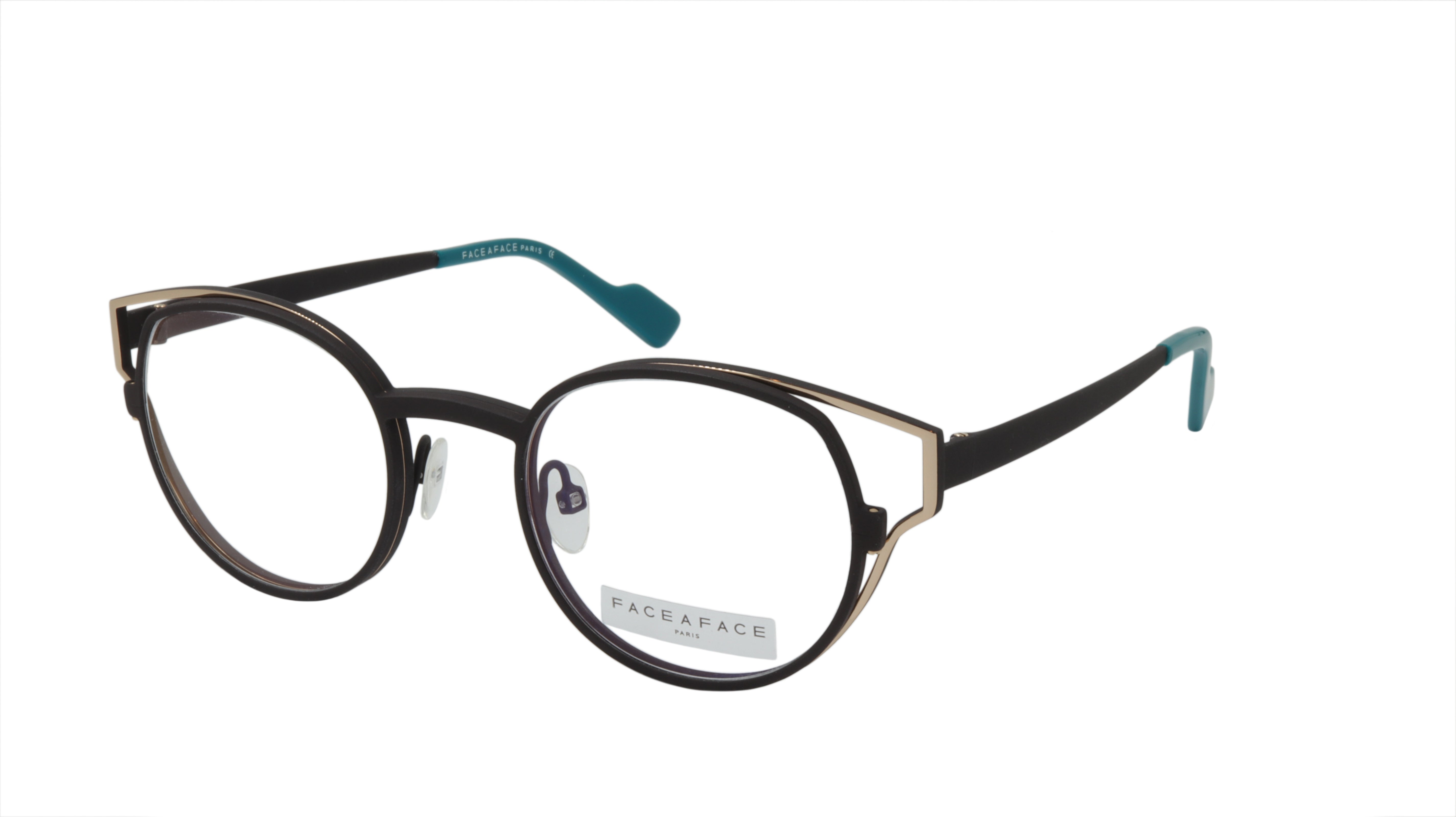 Stylish Face A Face Eyeglasses with Double Metal Frame - Lightweight & Durable for Men & Women - Perfect for Office, Reading & Everyday Wear