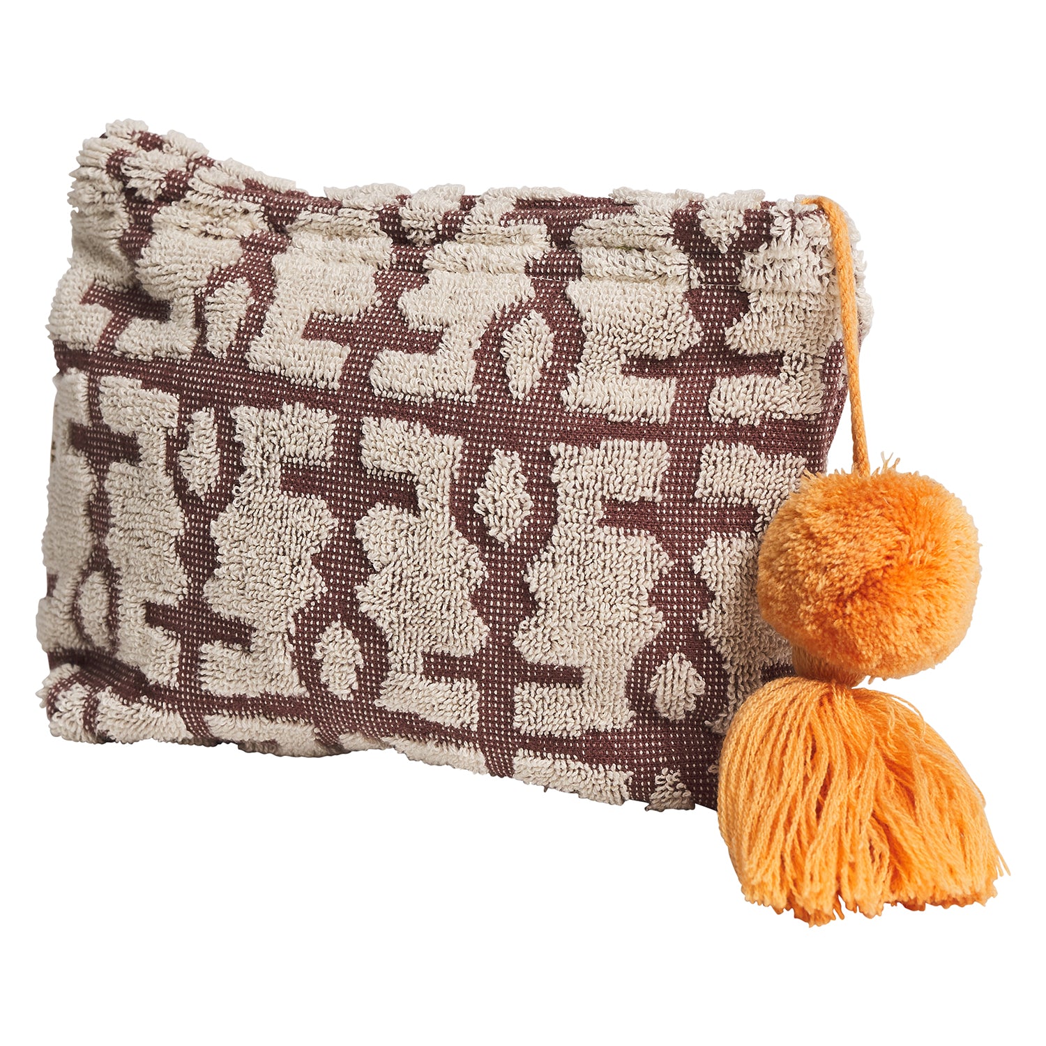 Amata Terry Pouch Clove - Soft & Stylish Makeup Bag for Travel, Gym & Daily Essentials | Perfect Cosmetic Organizer for Women & Men