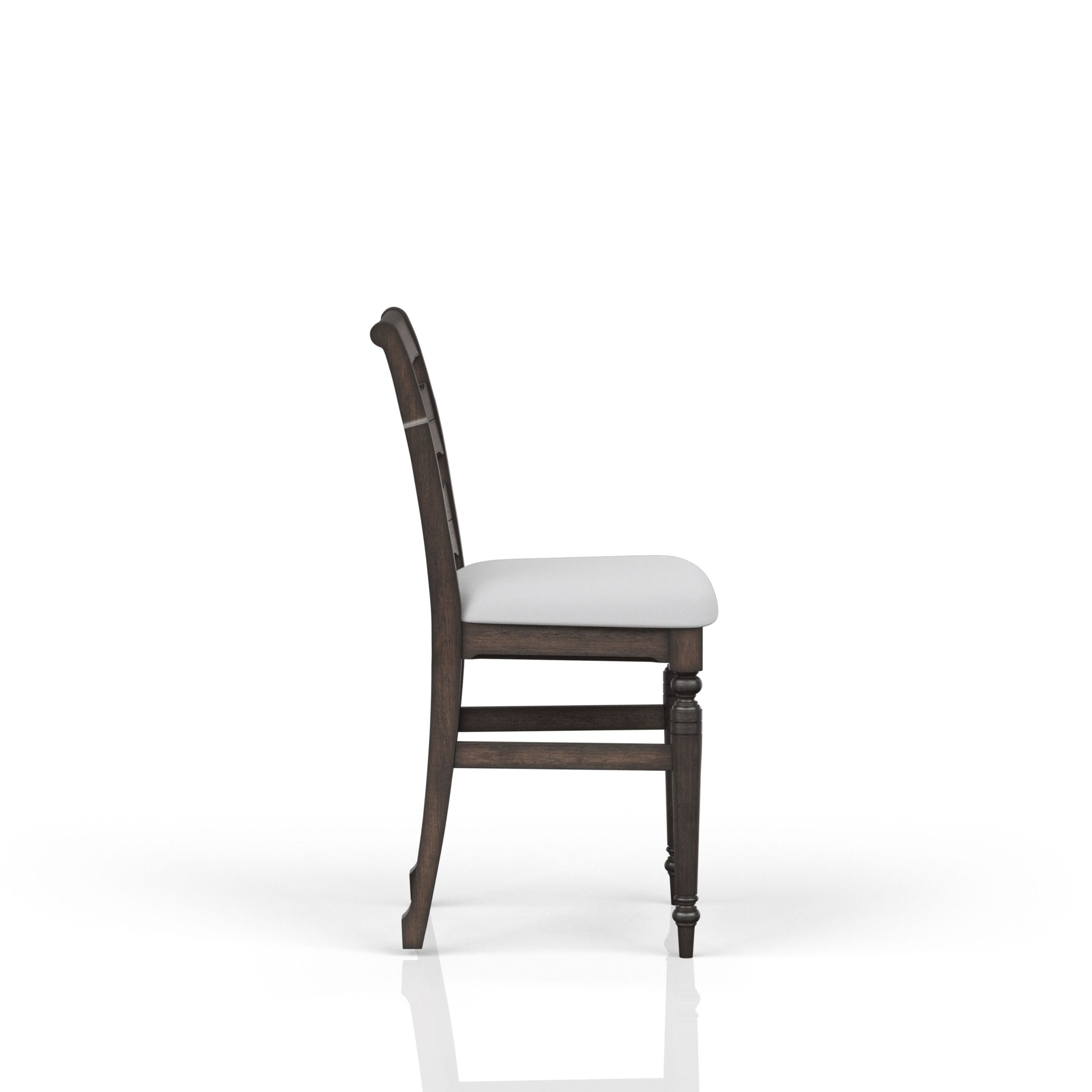 Modern Chocolate Brown Counter Stool - Adjustable Height Bar Stool for Kitchen Island, Breakfast Nook & Home Bar