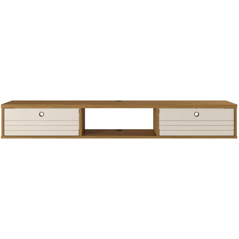 Modern Wall Mounted Floating Desk with 3 Shelves - 62.99