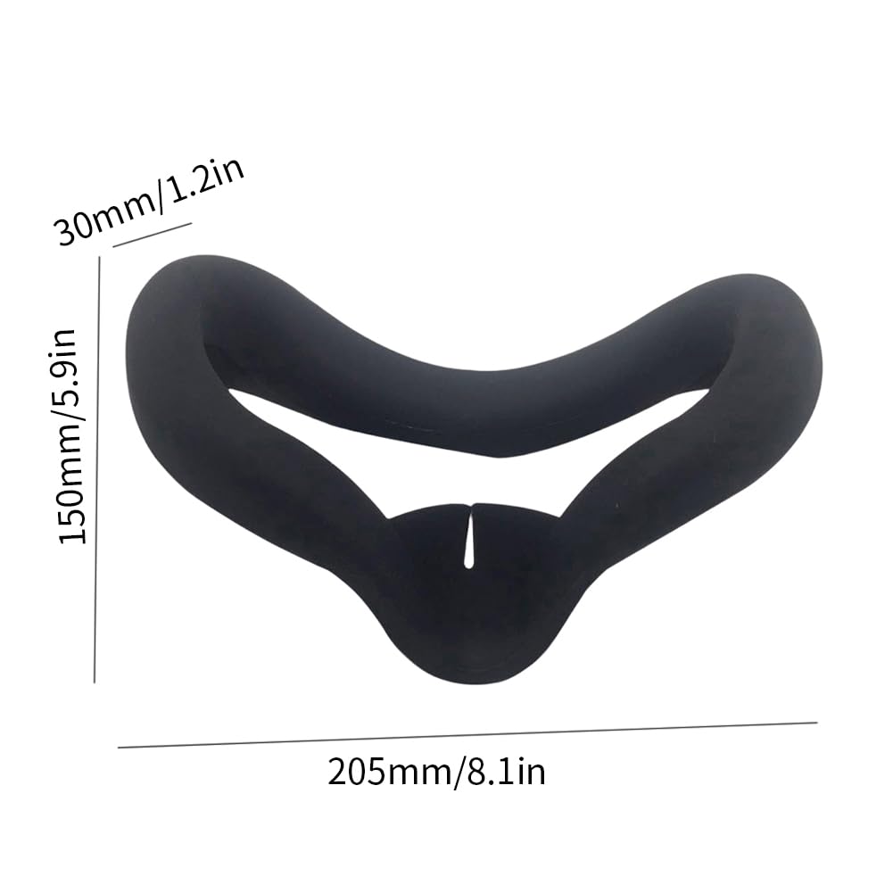 JDXFENG VR Face Mask Pad - Sweatproof & Light Blocking Eye Cover for Meta/Oculus Quest 3 - Replacement Face Cushion Accessory for Comfortable Gaming & Virtual Reality Experience