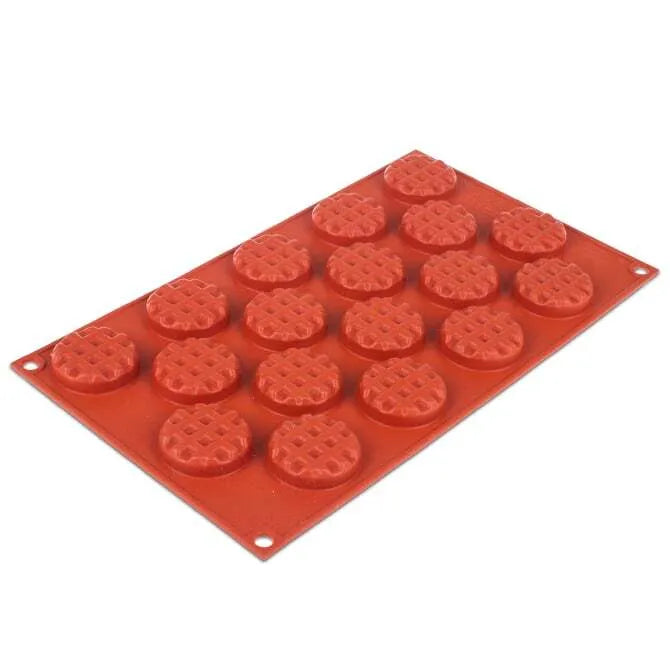 Non-Stick Round Waffle Maker with 18 Cooking Forms - Perfect for Breakfast, Brunch & Family Gatherings