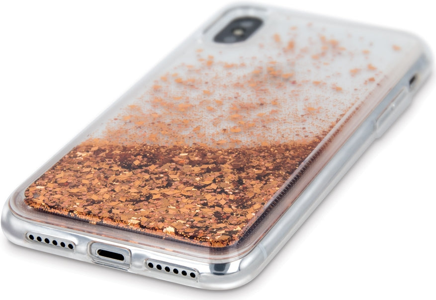 Apple iPhone 11 Case - Liquid Sparkle Protective Cover in Gold | Slim Fit Shockproof Phone Case for Everyday Use & Travel Protection