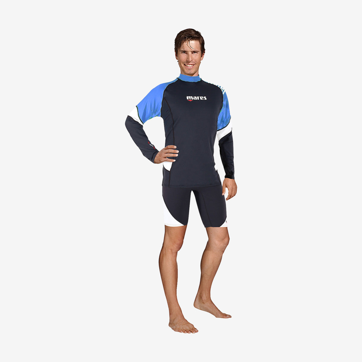 Mares Loose Fit Long Sleeve Rash Guard - UV Protection Swim Shirt for Men & Women - Perfect for Surfing, Swimming, Snorkeling & Water Sports