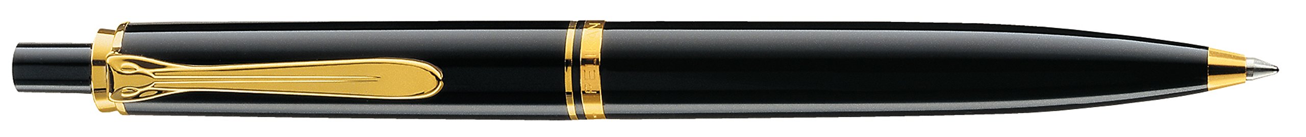 Pelikan Souverän K405 Retractable Ballpoint Pen - Premium Black Fountain Pen for Business Professionals & Collectors - Perfect for Office, Gifts & Signature Writing
