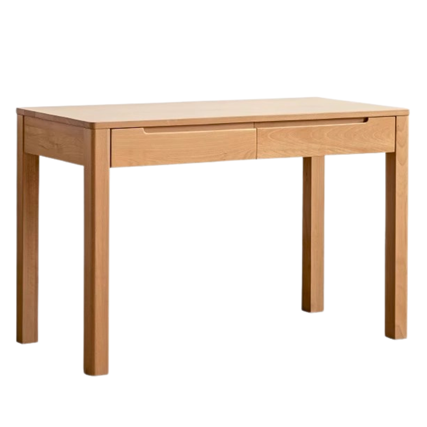 39.4x22.1x29.9nch / 100x56x76сm / Natural Wood Color / Desk with Two Drawers