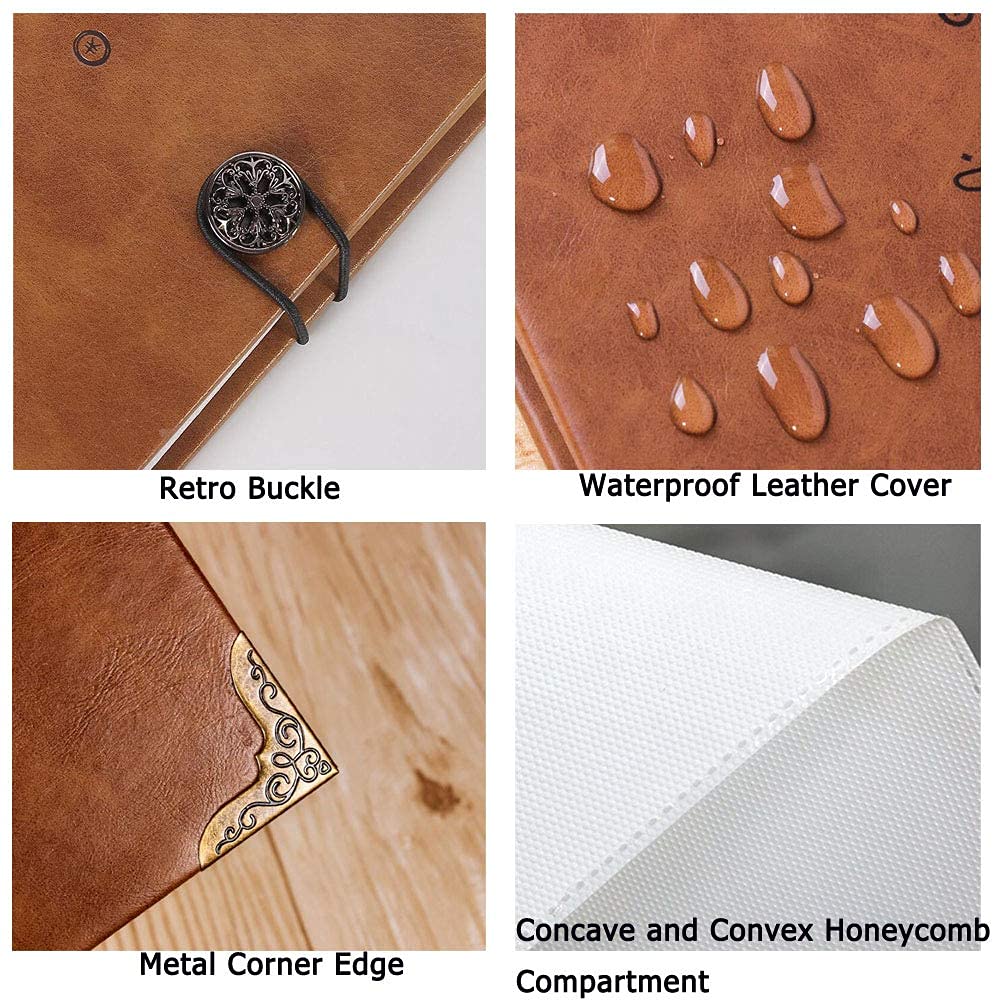Premium Leather Coin Collection Album with 150 Coin Pockets & 240 Currency Slots - Coin Storage Book for Collectors, Penny Organizer, Money Holder - Perfect for Coin Shows, Home Display & Numismatic Enthusiasts