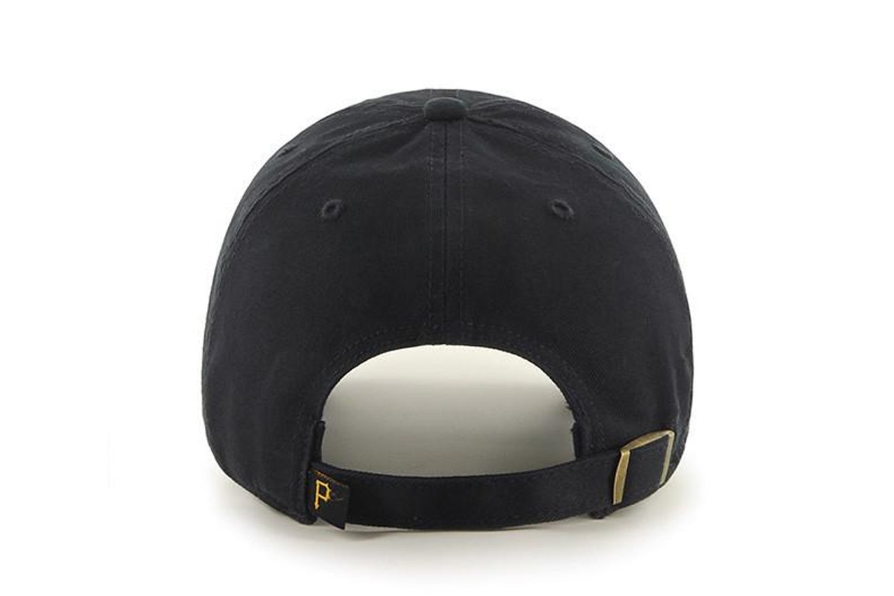 47 Brand Pittsburgh Pirates Adjustable Baseball Cap - Black, One Size Fits All | Perfect for Baseball Games, Casual Wear & Sports Fans