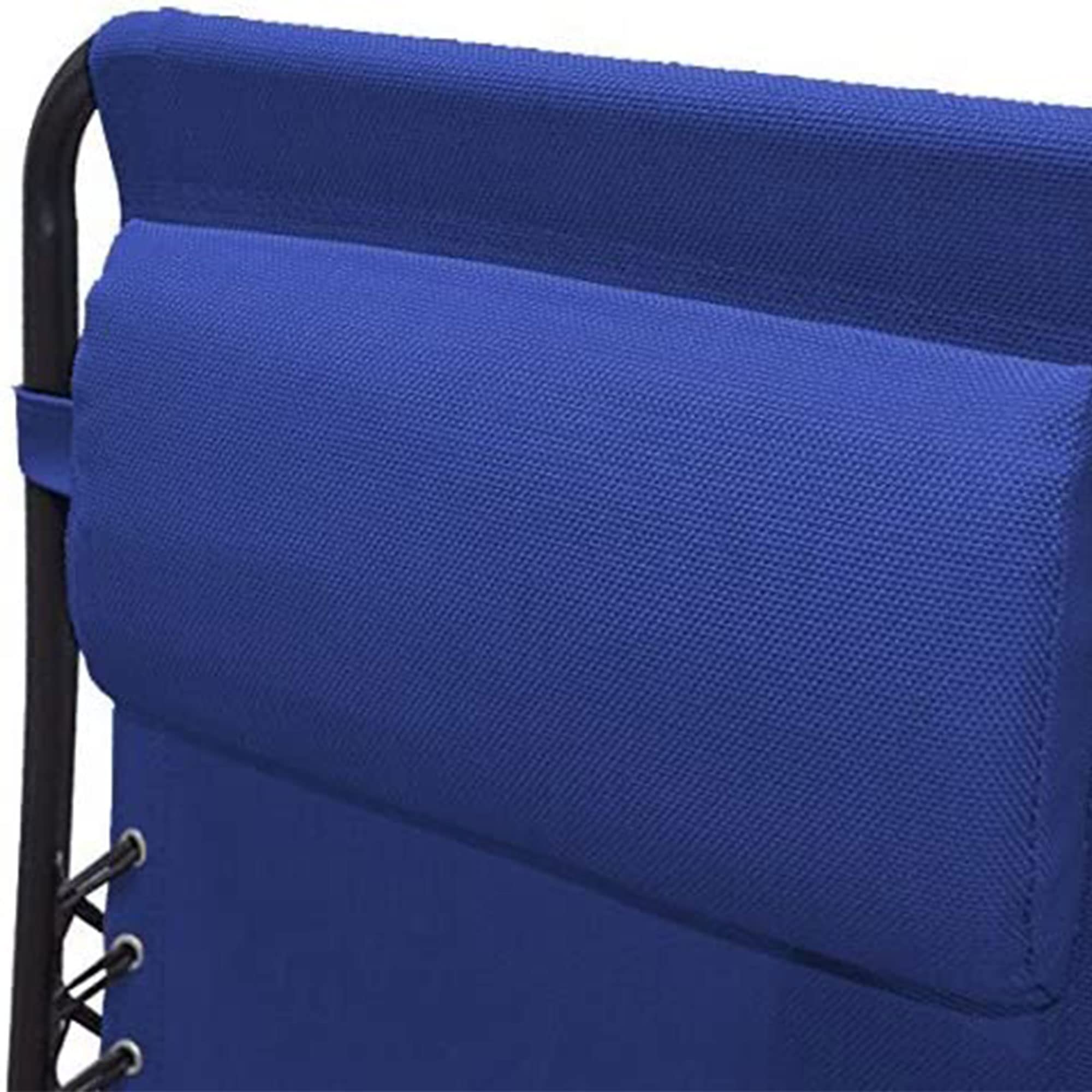 Best Portable Zero Gravity Recliner Chair for Outdoor Camping, Patio, Pool & Lawn - Adjustable Headrest, Lightweight & Foldable - Perfect for Relaxing in Backyard, Beach or Garden (Blue)