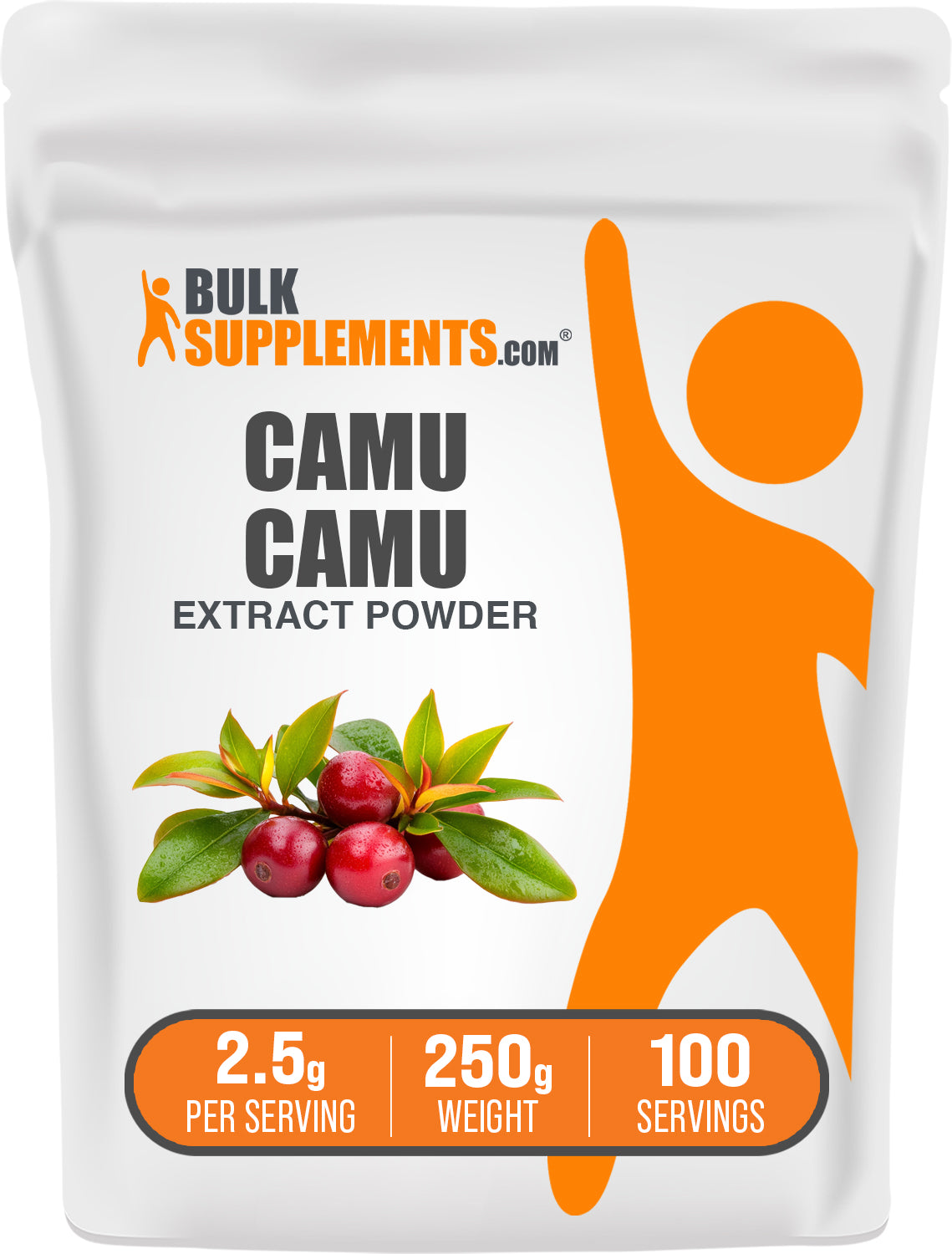 Organic Camu Camu Powder Extract - 100% Pure Vitamin C Superfood for Immune Support, Skin Health & Energy Boost - Perfect for Smoothies, Juices & Wellness Drinks