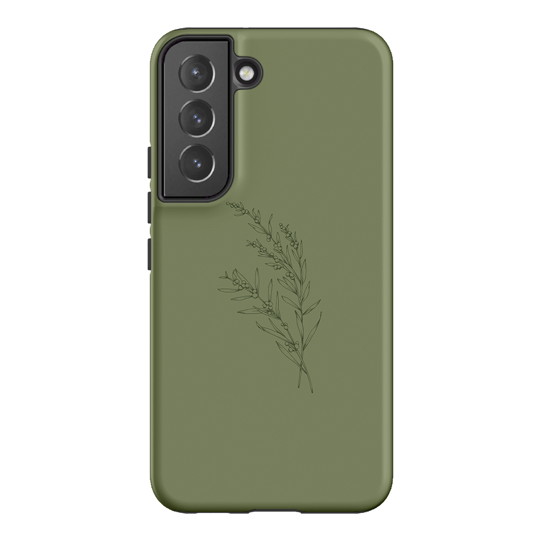 Durable Khaki Wattle Shockproof Phone Case - Protective Cover for iPhone & Samsung - Perfect for Outdoor Adventures & Daily Use
