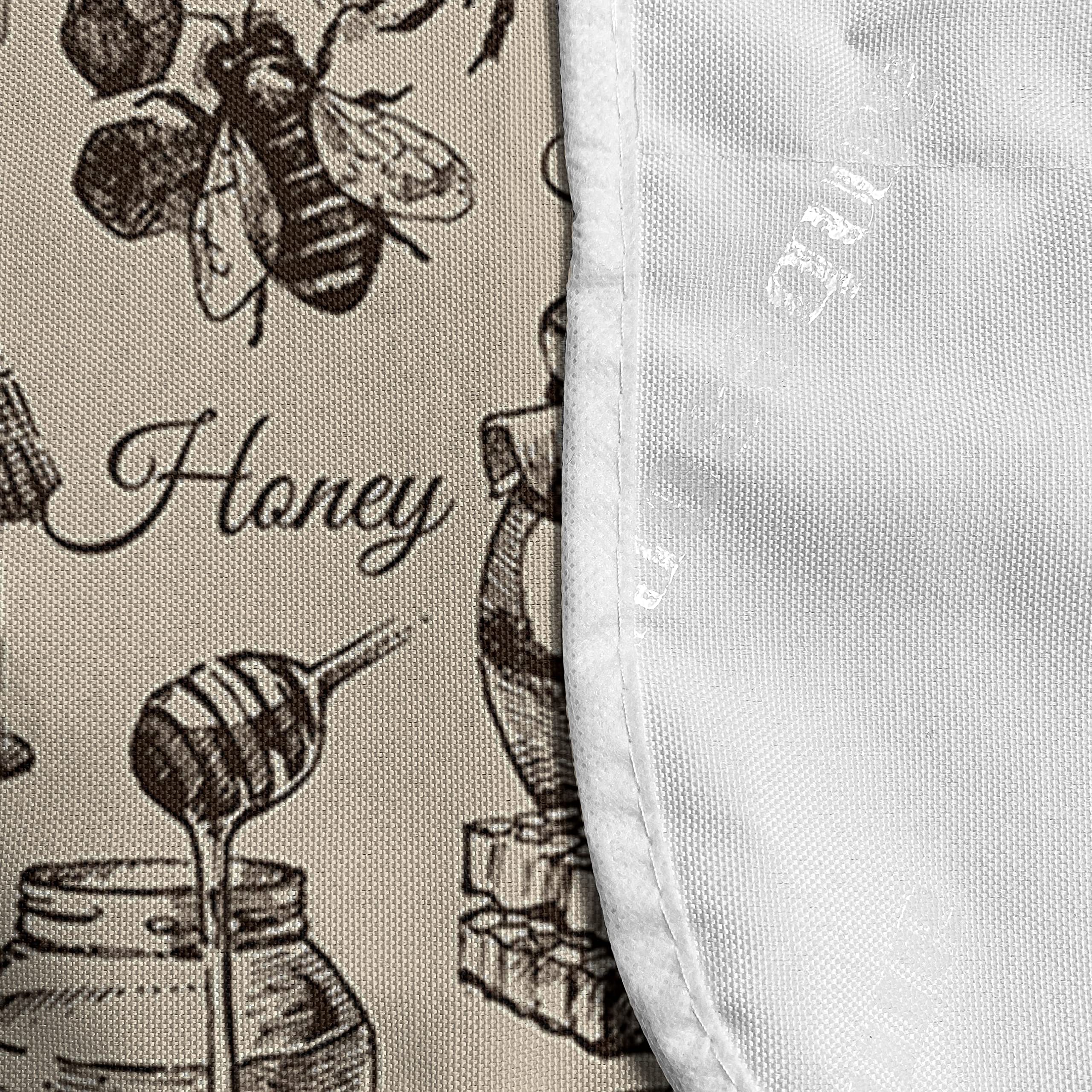Ambesonne Vintage Honey Microwave Cover - Waterproof Kitchen Organizer for Home Use