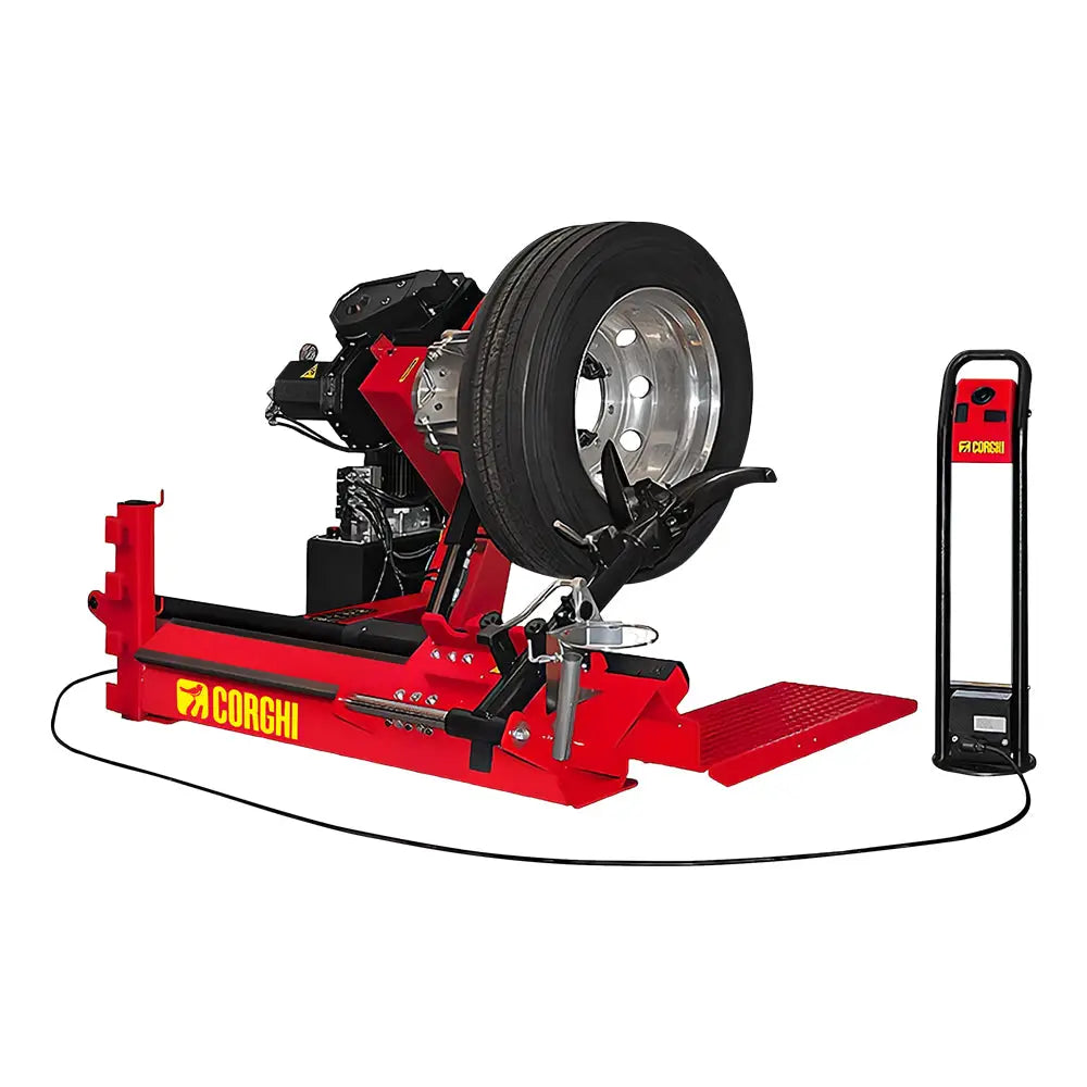 Corghi HD700 HD Truck Tire Changer Machine - 208V 3 Phase Commercial Grade for Heavy Duty Tires - Perfect for Truck Repair Shops, Fleet Maintenance & Auto Service Centers