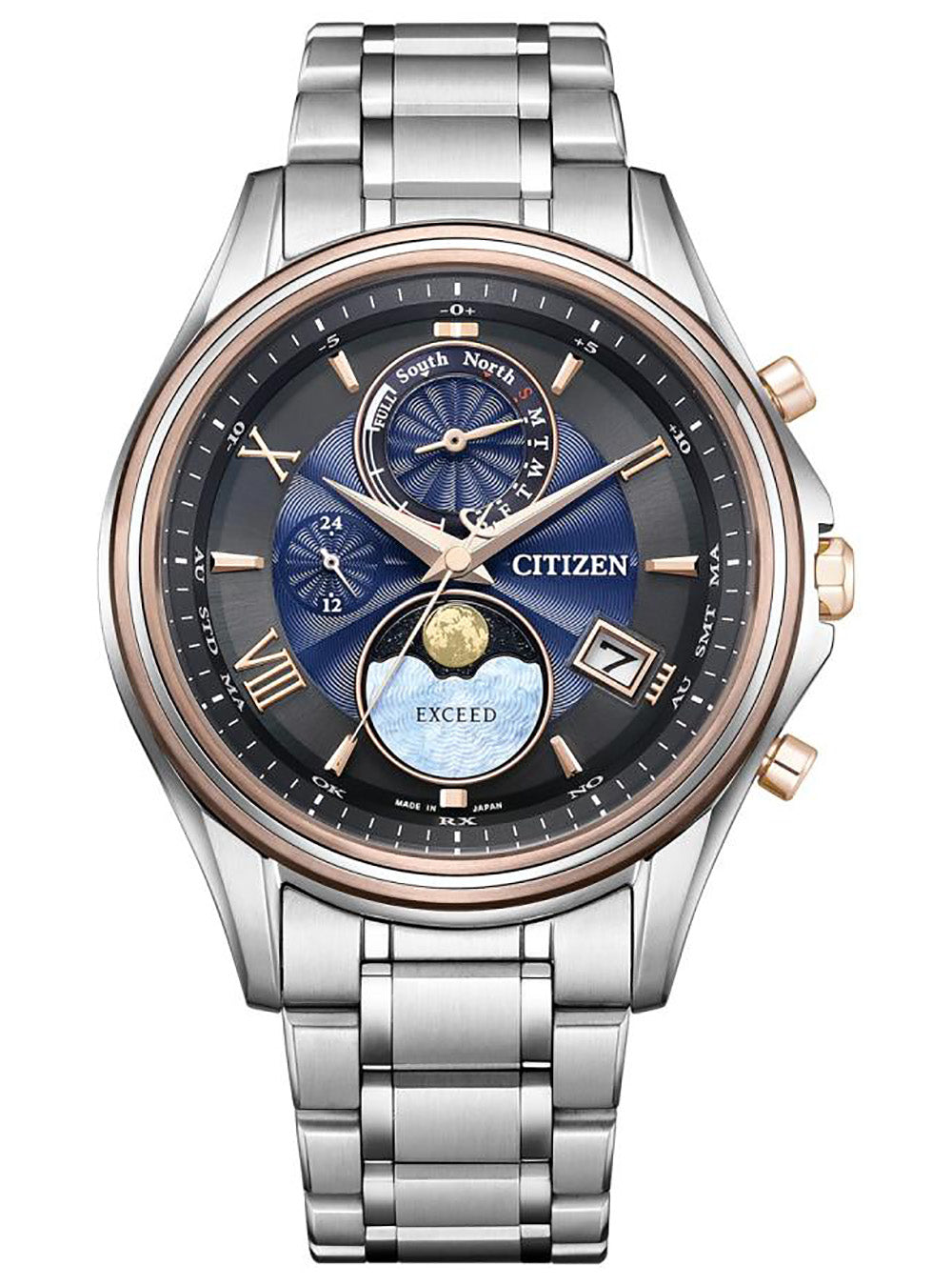 CITIZEN Exceed The Road of the Moon Limited Edition Watch BY1026-65F - Japanese Made JDM Automatic Watch for Men - Perfect for Collectors & Special Occasions