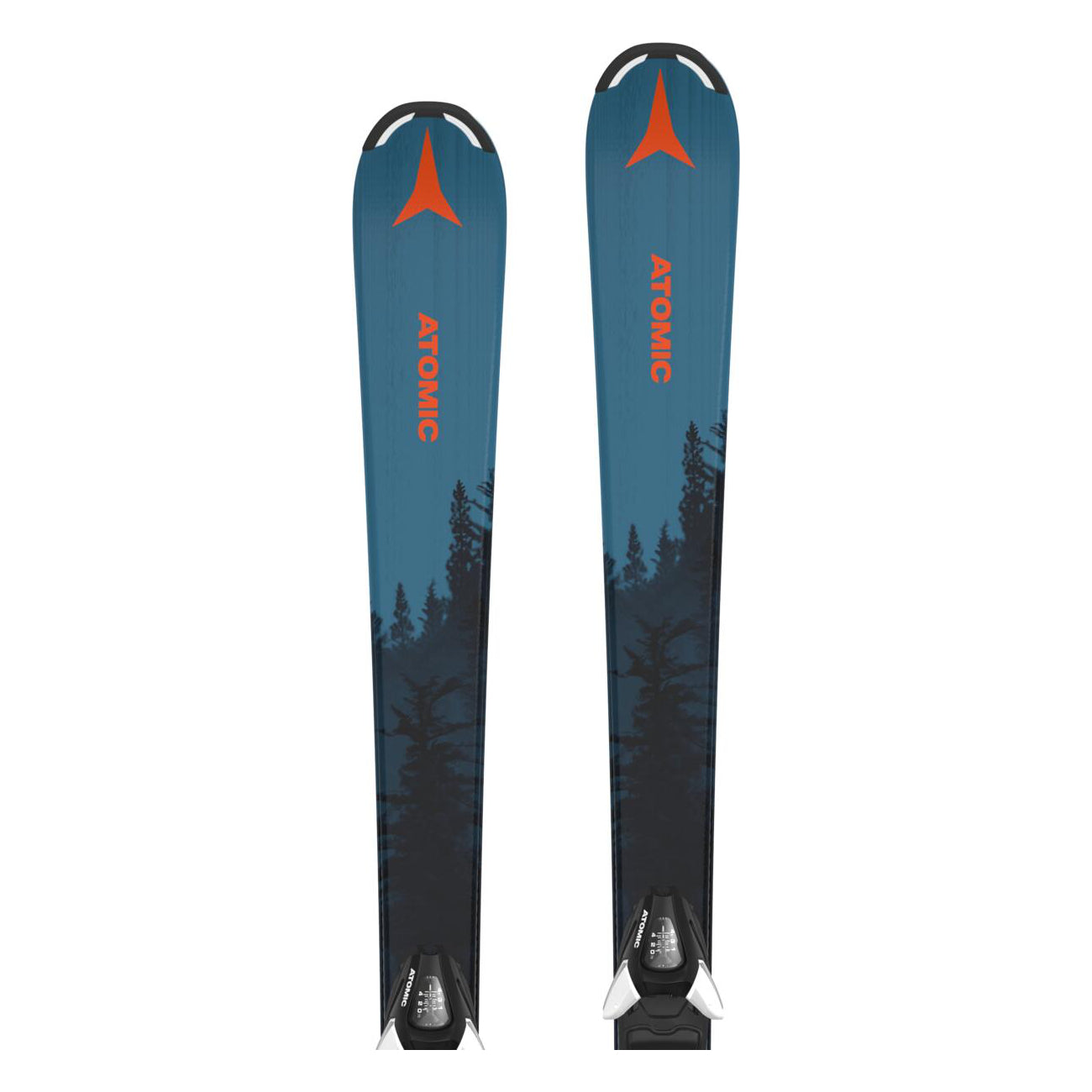 Atomic Junior's Maverick System Skis with C5 Bindings 2026 - Kids' All-Mountain Skis for Snow Adventures & Family Ski Trips