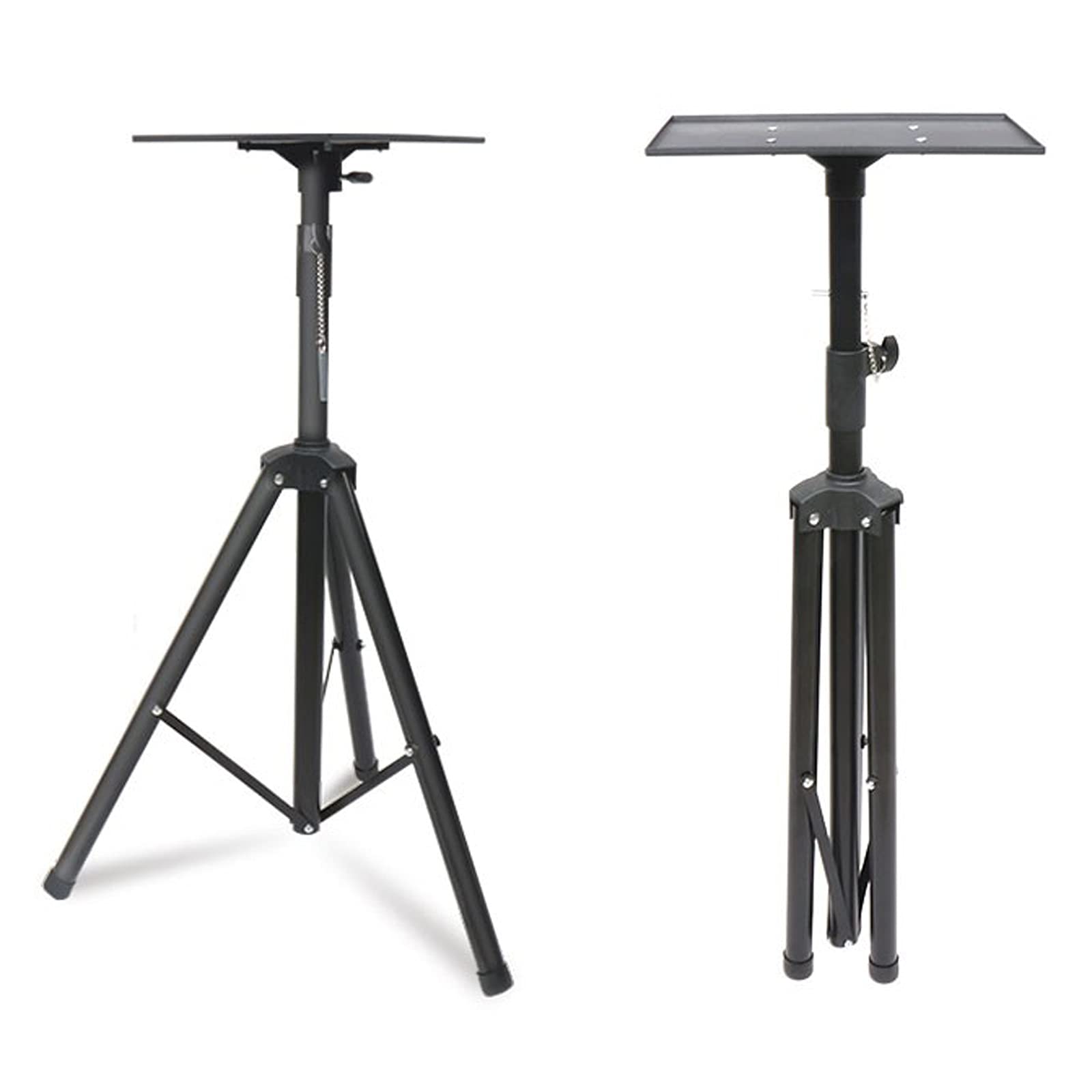 Adjustable Projector Tripod Stand 41-71 Inch, Folding Floor Stand for Projector & Laptop - Home Office & Classroom Use, Portable Projector Mount for Movies & Presentations