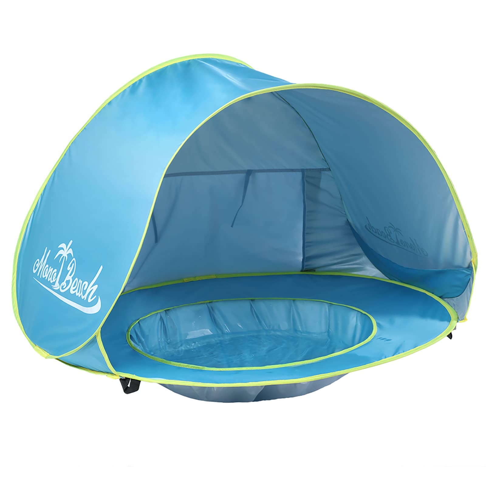 Monobeach Baby Beach Tent - Portable Pop Up UV Protection Sun Shelter for Infants & Toddlers - Perfect for Pool, Beach, and Outdoor Family Trips
