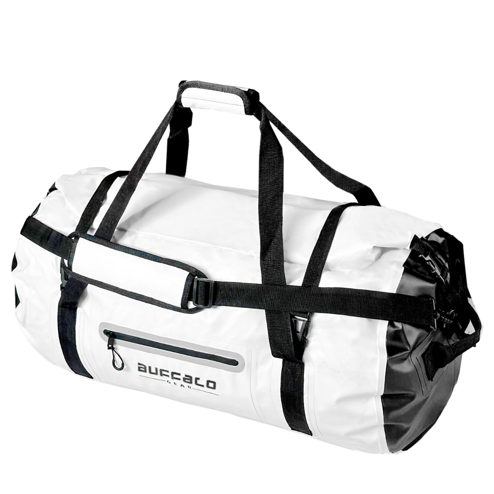 Buffalo Gear Waterproof Duffle Bag 40L 60L 80L - Heavy Duty Roll-top Dry Bag for Travel, Kayaking, Rafting, Boating, Fishing & Camping - Ideal for Outdoor Adventures and Water Sports