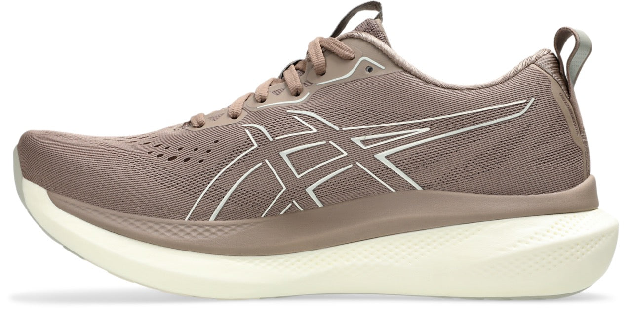 ASICS Men's Glideride Max Running Shoes - Lightweight Cushioned for Long Distance & Marathon Training (Taupe Grey/Birch) - Ideal for Road Running, Jogging & Gym Workouts