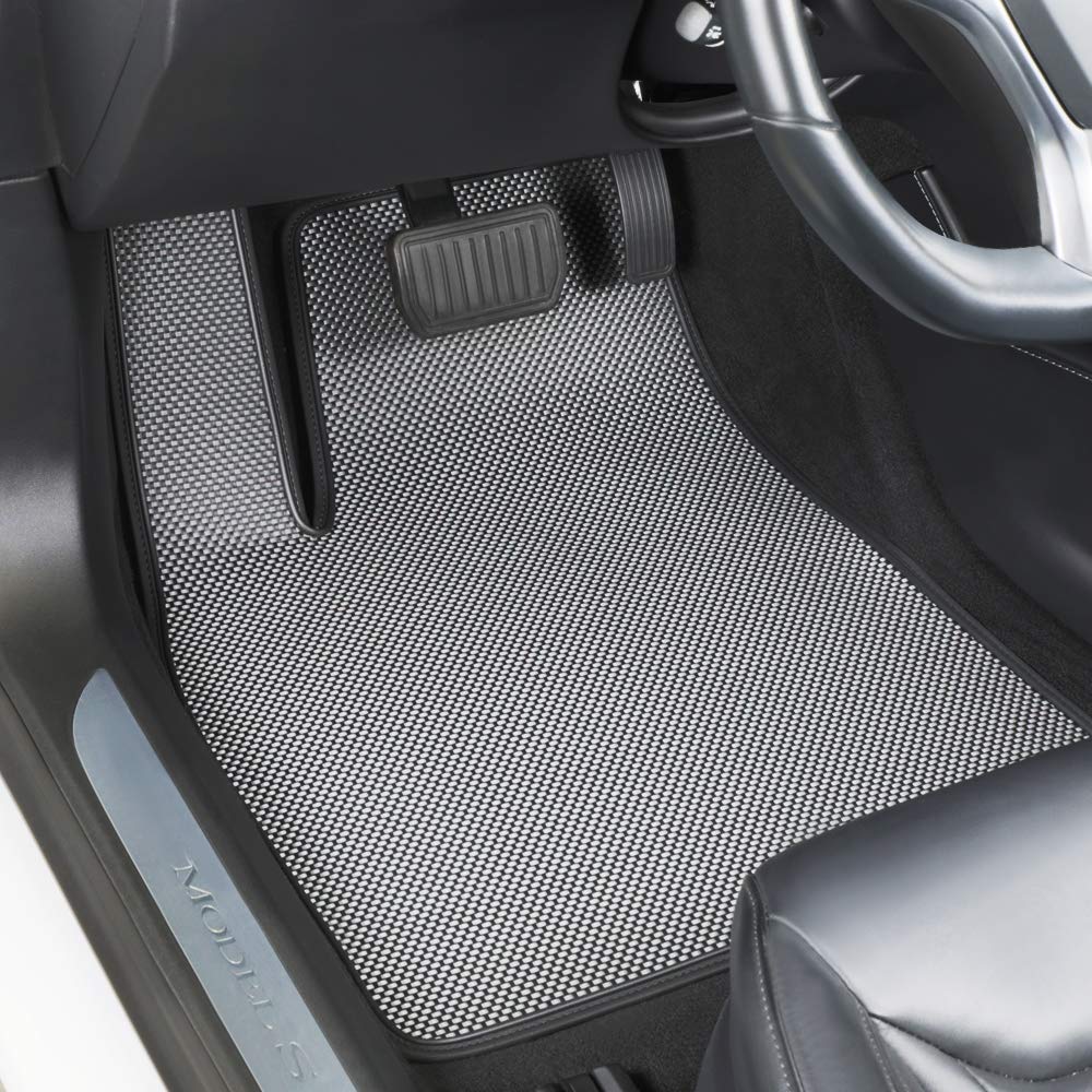 Premium Tesla Model S All-Weather Floor Mats (2012-2015) - Waterproof, Lightweight & Odorless Car Floor Liners - 3-Piece Set - Made in USA - Perfect for Winter Snow, Rain Protection & Daily Commuting