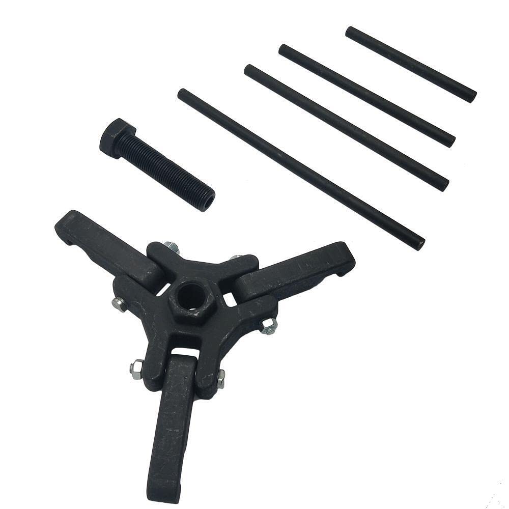 Professional Harmonic Balancer Puller Tool Kit - Engine Damper Pulley Remover & Installer for Automotive Repair, DIY Garage Maintenance - Compatible with Most Car Models