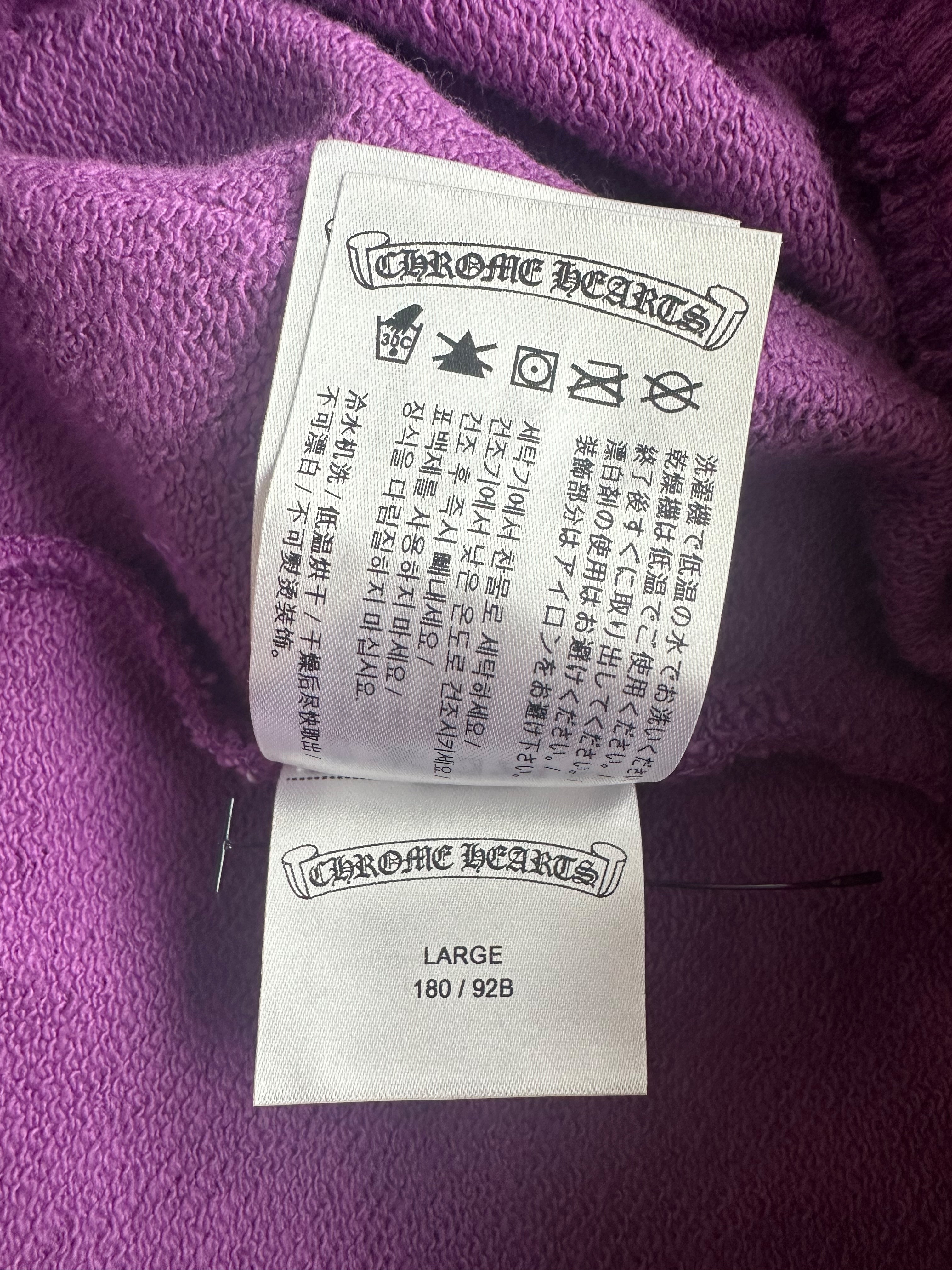 Chrome Hearts Matty Boy Purple More Not Less Sweatpants for Men - Luxury Streetwear Joggers for Casual Wear & Gym