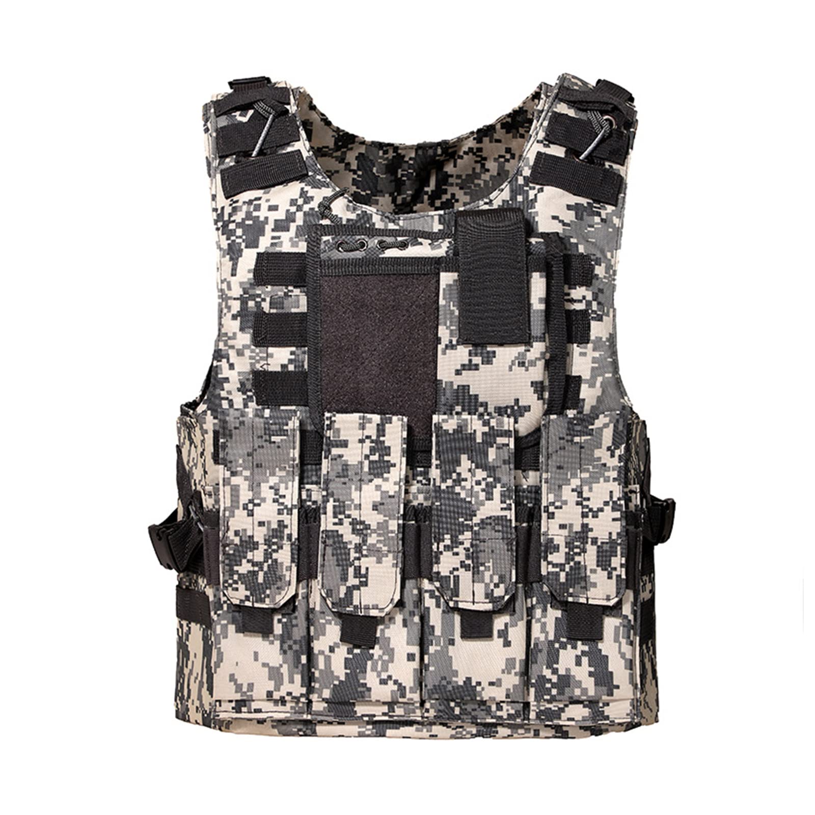 ZXCFTG Tactical Vest - Adjustable Military Airsoft Vest with Quick Release & Breathable Design for Men | Perfect for Airsoft, Paintball, Hunting & Outdoor Activities