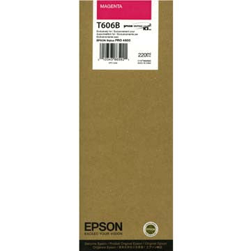 Epson T606B00 4800 Ultrachrome HDR Magenta Ink Cartridge 220ml - High-Quality Printing for Photography, Fine Art & Professional Graphics
