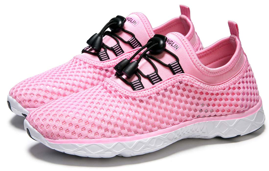 Women's Quick Drying Aqua Water Shoes - Lightweight Swim Shoes for Beach, Pool, Surfing & Yoga | Non-Slip Barefoot Water Shoes for Women