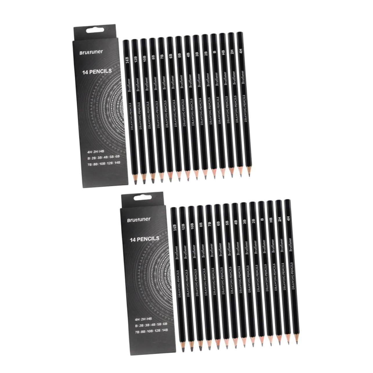 SEWACC 28-Piece Sketch Pencil Set - Professional Shading Pencils for Kids & Artists - Wooden Drawing Pencils for Sketching, Shading & Painting - Perfect for Art Classes, Home Drawing & Creative Projects